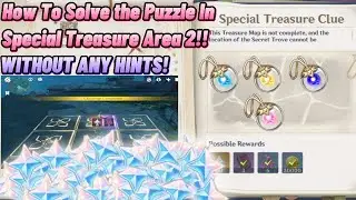 HOW TO SOLVE THE SPECIAL TREASURE AREA 2 WITHOUT ANY HINTS | Full Gameplay Guide  [Genshin Imapct]