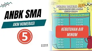 Pembahasan ANBK SMA: AKM Numerasi Part 5 | Kebutuhan Air Minum