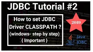 How to set JDBC Driver classpath (Java Database Connectivity) - JDBC #2