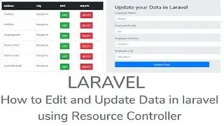 How to Update Data in Laravel using Resource Controller - Step 8