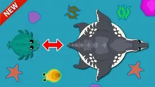 MOPE.IO / PASSING SEA MONSTER LEGENDARY MONSTER! / NEW UPDATE IDEA GAMEPLAY & NEW SKINS!