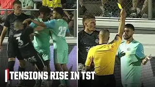 HEATED ENCOUNTER in TST 👀 Yellow card given in Concafa vs. Supra United 😱 | TST on ESPN