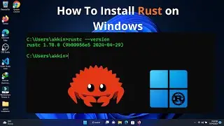 How to Install the Latest Rust Version on Windows | Install Rust On windows