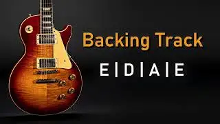 Southern Rock Backing Track in E | 80 BPM | E D A E | Guitar Backing Track