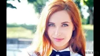 Рыжий цвет волос- все оттенки и мелирование