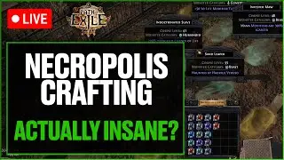 LIVE | Path of Exile | Necropolis Crafting INSANE? | Lightning Arrow Deadeye