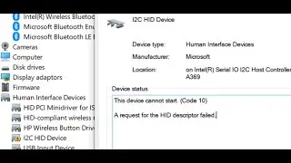 Fix Touchpad Not Working Error Code 10 This Device Does Not Start On Windows 11/10 PC