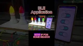 Low Energy Bluetooth BLE application #youtubeshorts #esp32 #esp32project