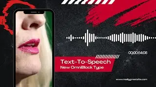 New OmniBlock Type: Text-To-Speech - Aiomatic Update