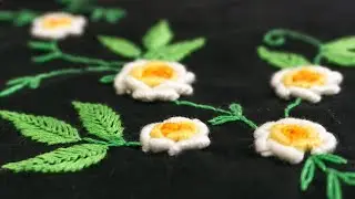 Embroidery designs by hand DIY Stitching Tutorial | HandiWorks 