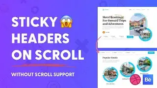 Sticky Header Animations in Figma! (Without scroll support)