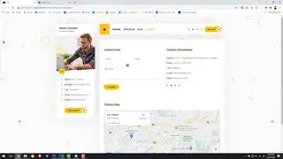 REACT JS Portfolio part 12 - Resume Page (contact form)