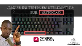 Tuto AutocaD comment utiliser la barre d'espacement pour gagner du temps avec Autocad (  Débutant).