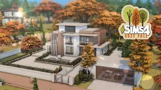HUGE MODERN house |  NOCC Build | Cozy Fall Save File