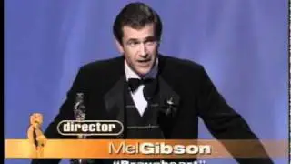 Mel Gibson ‪winning the Oscar® for Directing