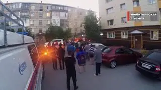 23.07.18   Пожар в 3 микрорайоне со взрывом.