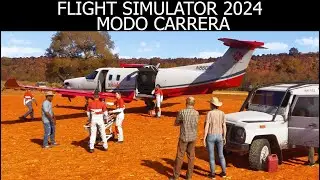 Flight Simulator 2024 - Modo Carrera completo: Rescate a personas, extinción de incendios, obras...