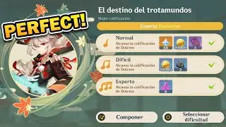 🥁EL DESTINO DEL TROTAMUNDOS ( EXPERTO ) | GENSHIN IMPACT | GRAN FESTIVAL DE TAMBORES DE ARATAKI