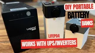 Make a Portable 300Wh 12V or 24V LiFePo4 Battery Packs to Power Your Home & Adventures