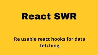 Eliminate Data Fetching Pain with React SWR