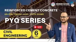 SSC JE 2022 || SSC-JE Previous year questions Discussion || RCC || SSC -JE Civil Engineering || P-6