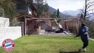 Manuel Neuer's impressive training at Lake Tegernsee | FC Bayern