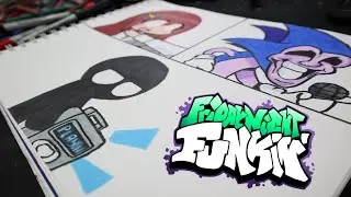 DIBUJO LOS PERSONAJES DE FRIDAY NIGHT FUNKIN ENDLESS +2 MODS | DRAWING ENDLESS +2 MOD FNF CHARACTERS