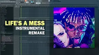 Juice WRLD - Life's A Mess ft. Halsey (FL Studio Remake + Free FLP)
