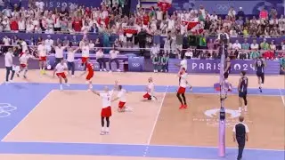 Poland vs USA Mens Volleyball Semi Final Highlights, USA vs Poland Olympic Paris 2024