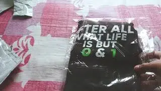 GeeksForGeeks T-shirt unboxing || GFG T-shirt || GFG practice rewards || Krishnendu Roy