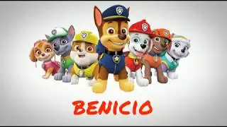 save the date benicio primer añito paw patrol invitacion digital animada para whatsaap 15.3077-3200