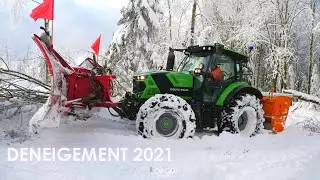 💪EXTREME DENEIGEMENT: Ouverture d'un col à 1023m ! 🇫🇷❄