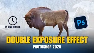 How to Create Double Exposure Effect in Photoshop || Double Exposure Effect  2025