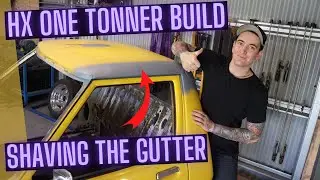HX One Tonner Build - Shaving the Gutters (Roof Repairs - Part 2)