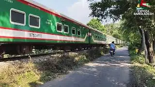 #dhaka bound #coxsbazar #express #train spotted at #chittagong dohazari section #bangladesh #railway