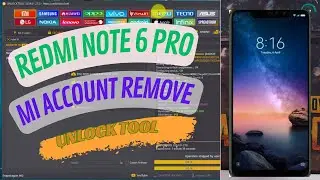 redmi note 6 pro M1806E7TG mi account remove unlock tool