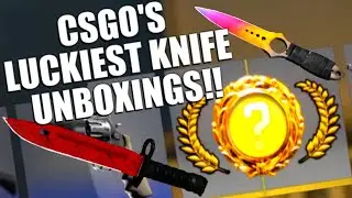 CS:GO's Luckiest Knife Unboxings!! #1 | TDM_Heyzeus
