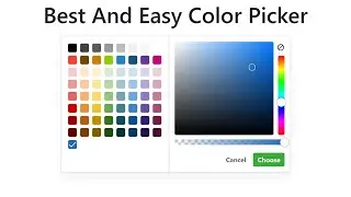 Best Color Picker For Your Web App - Code With Mark