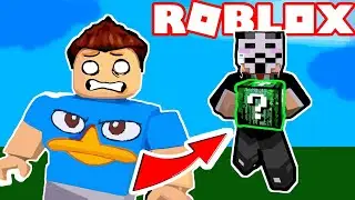 ENCONTREI UM HACKER NO ROBLOX? DESAFIO LUCKY BLOCK HACKER!