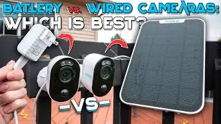 Battery-Powered Security Camera vs. Hardwired: Which is Best For YOU? || Reolink Argus 3 vs. Lumus