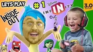 Lets Play DISNEY INFINITY 3.0 INSIDE OUT #1: Into the Minds I (FGTEEV Duddy & Chase Gameplay)