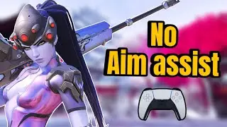 Playing Widowmaker with NO AIM ASSIST on CONSOLE! Is it possible? | Overwatch 2