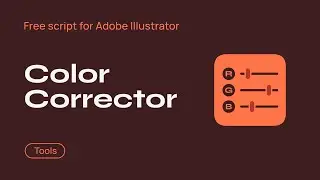 Color correction in Adobe Illustrator using the script