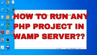 How to run any PHP project | How to run project |Github