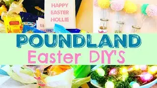 POUNDLAND HACKS | Easter DIYs | MAKE YOUR OWN KIDS EASTER BASKETS  (ad)