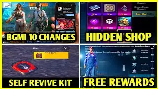 😱BGMI 10 BIG CHANGES | NEW FREE SHOP | NEW FREE EVENT | 3.4 UPDATE IS HERE😍
