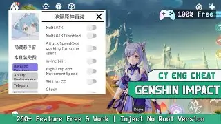 Cy Cheat GENSHIN IMPACT 250+ Feature Free, Showcase & Easy SetUp, English Version.