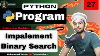 Binary Search Algorithm Using Python ❤️ | Python Programs 🔥| Day 27