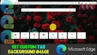 How to Set Custom Tab Background Image on Microsoft Edge Chromium