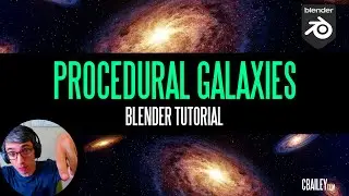 Procedural Galaxies in Blender 2.91!